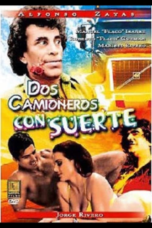 Dos camioneros con suerte backdrop