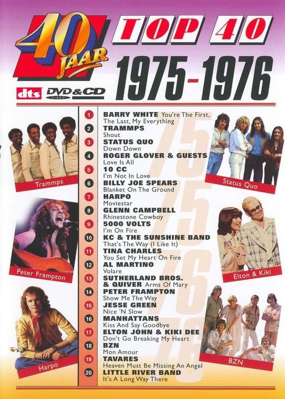 40 Years Top 40 75-76 backdrop