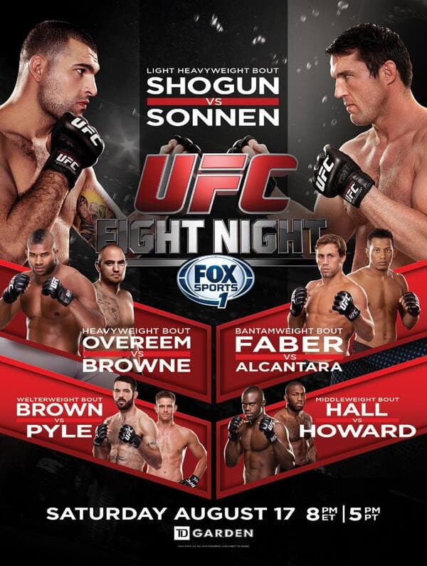 UFC Fight Night 26: Shogun vs. Sonnen backdrop