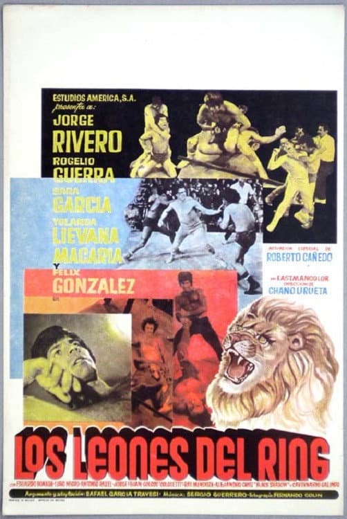 Los leones del ring backdrop