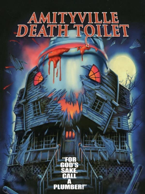 Amityville Death Toilet backdrop