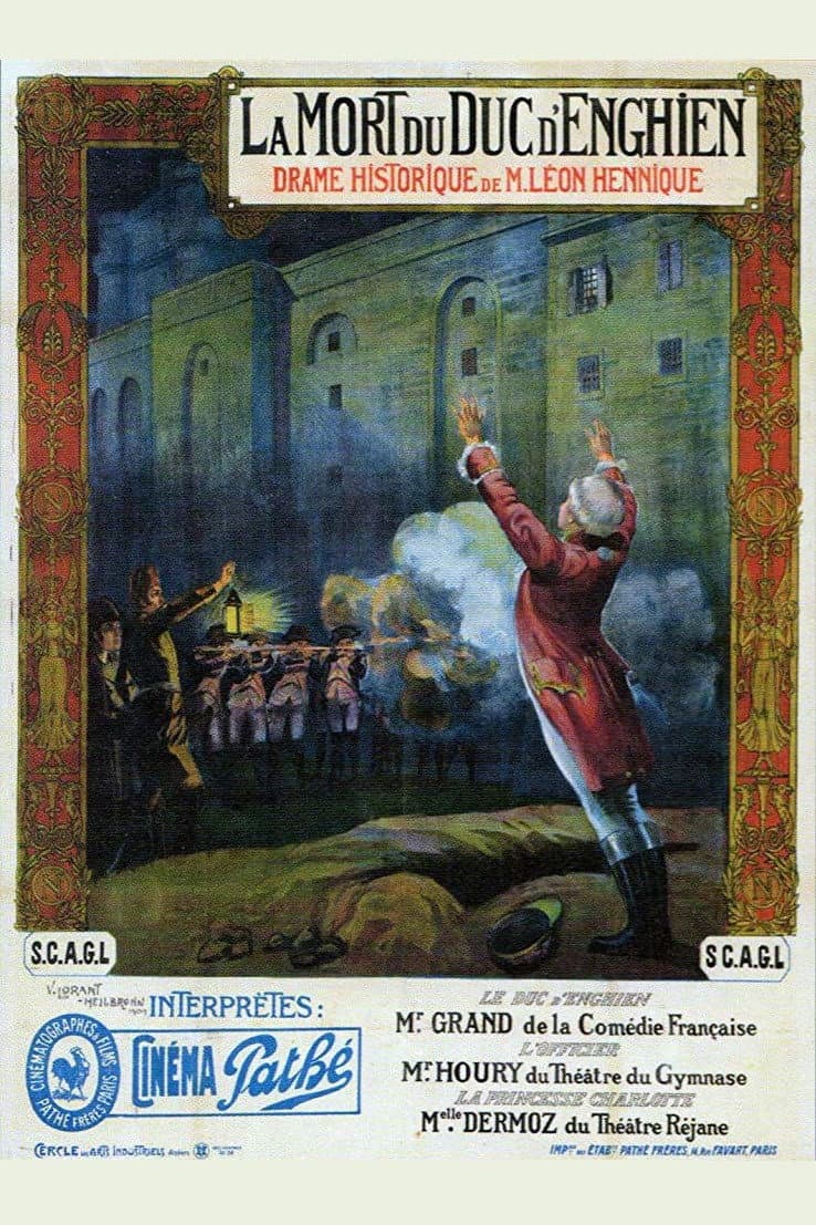 The Death of the Duke of Enghien in 1804 backdrop