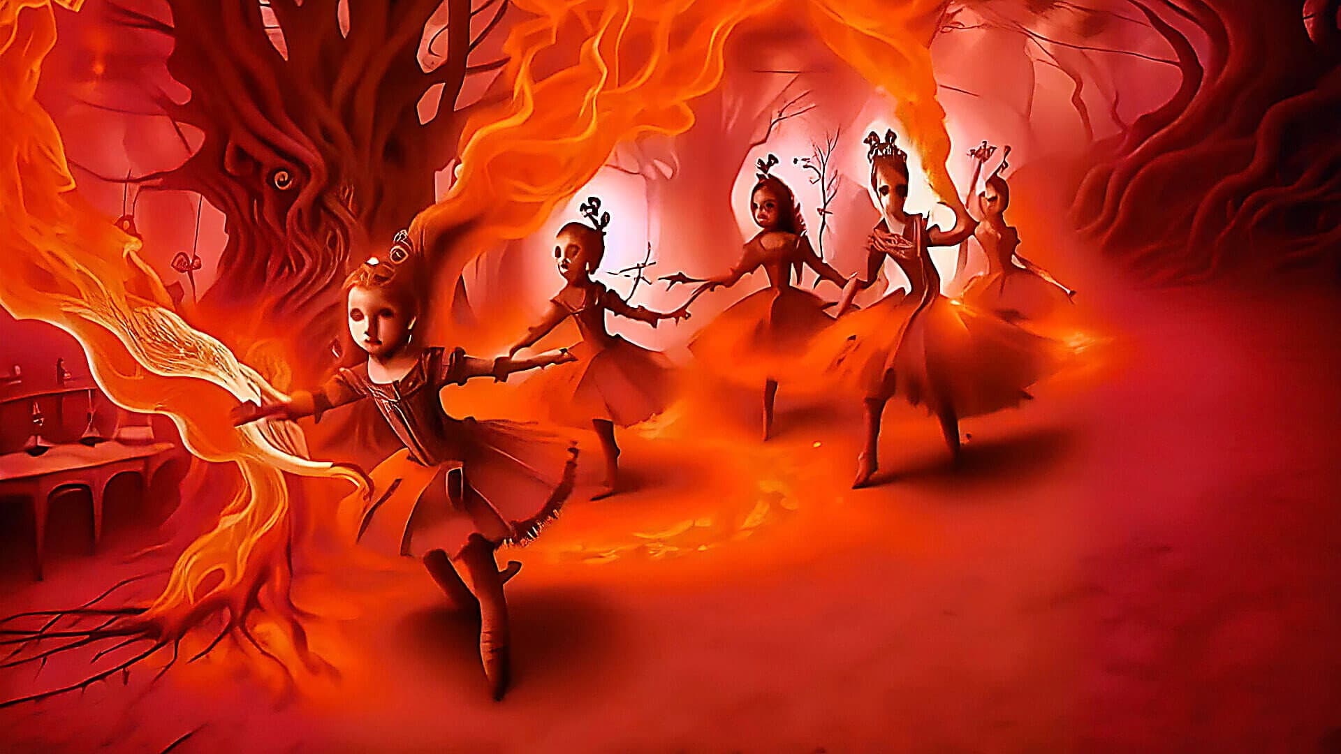 The Dance of the Nain Rouge backdrop
