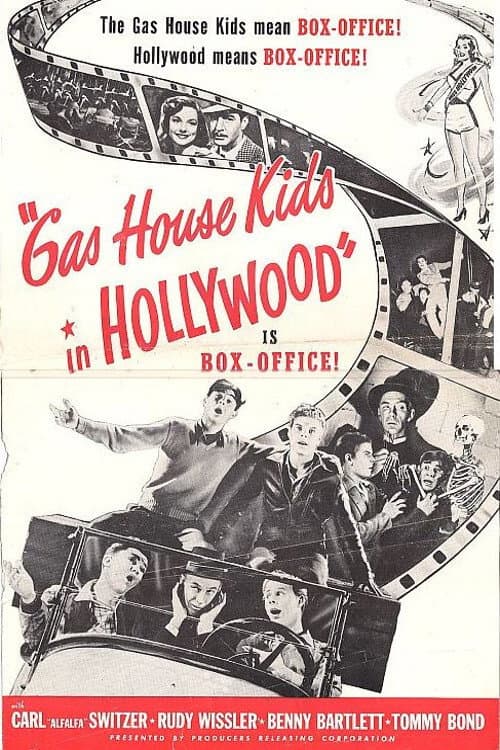The Gas House Kids in Hollywood backdrop