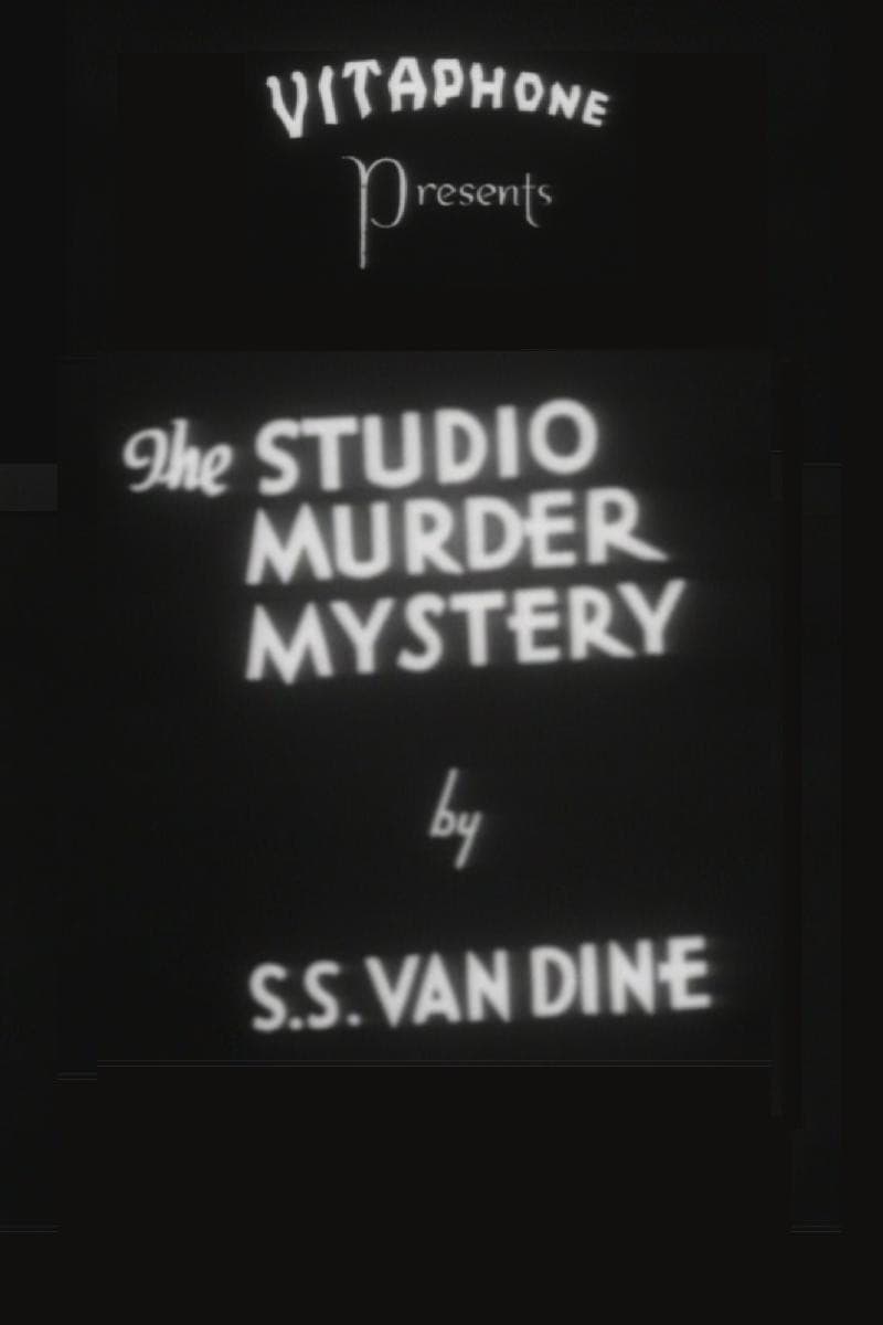 The Studio Murder Mystery backdrop