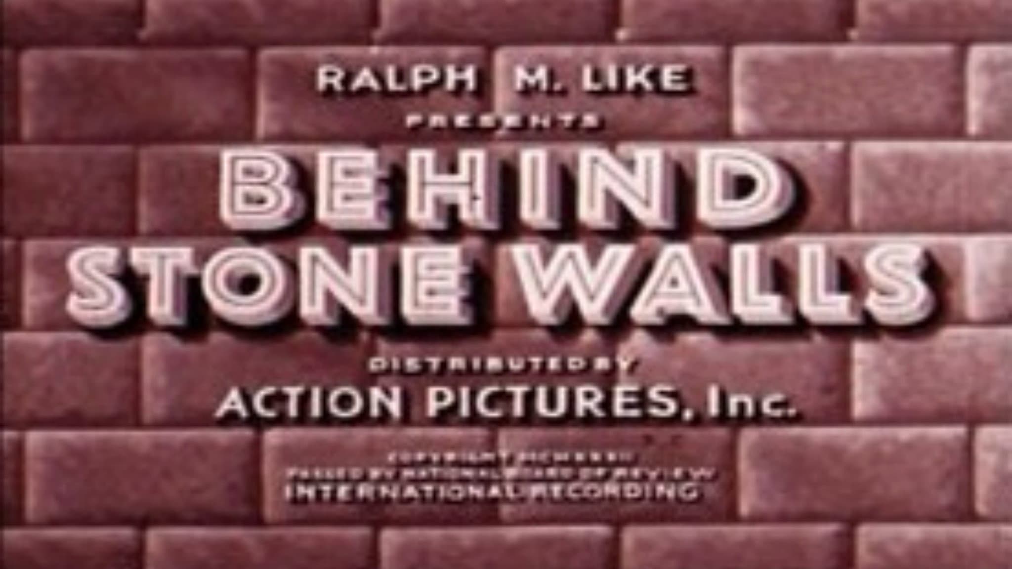 Behind Stone Walls backdrop