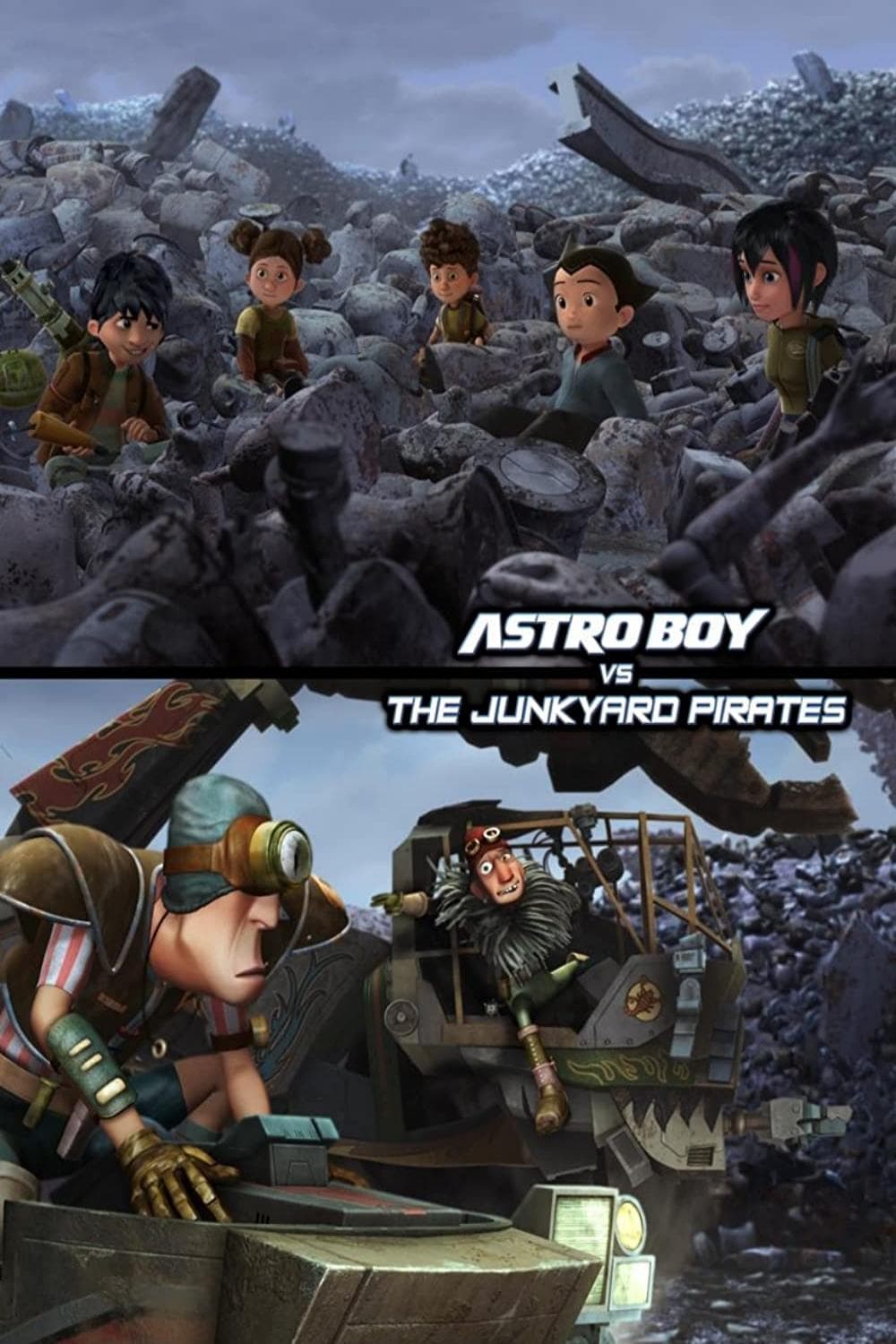 Astro Boy vs The Junkyard Pirates backdrop
