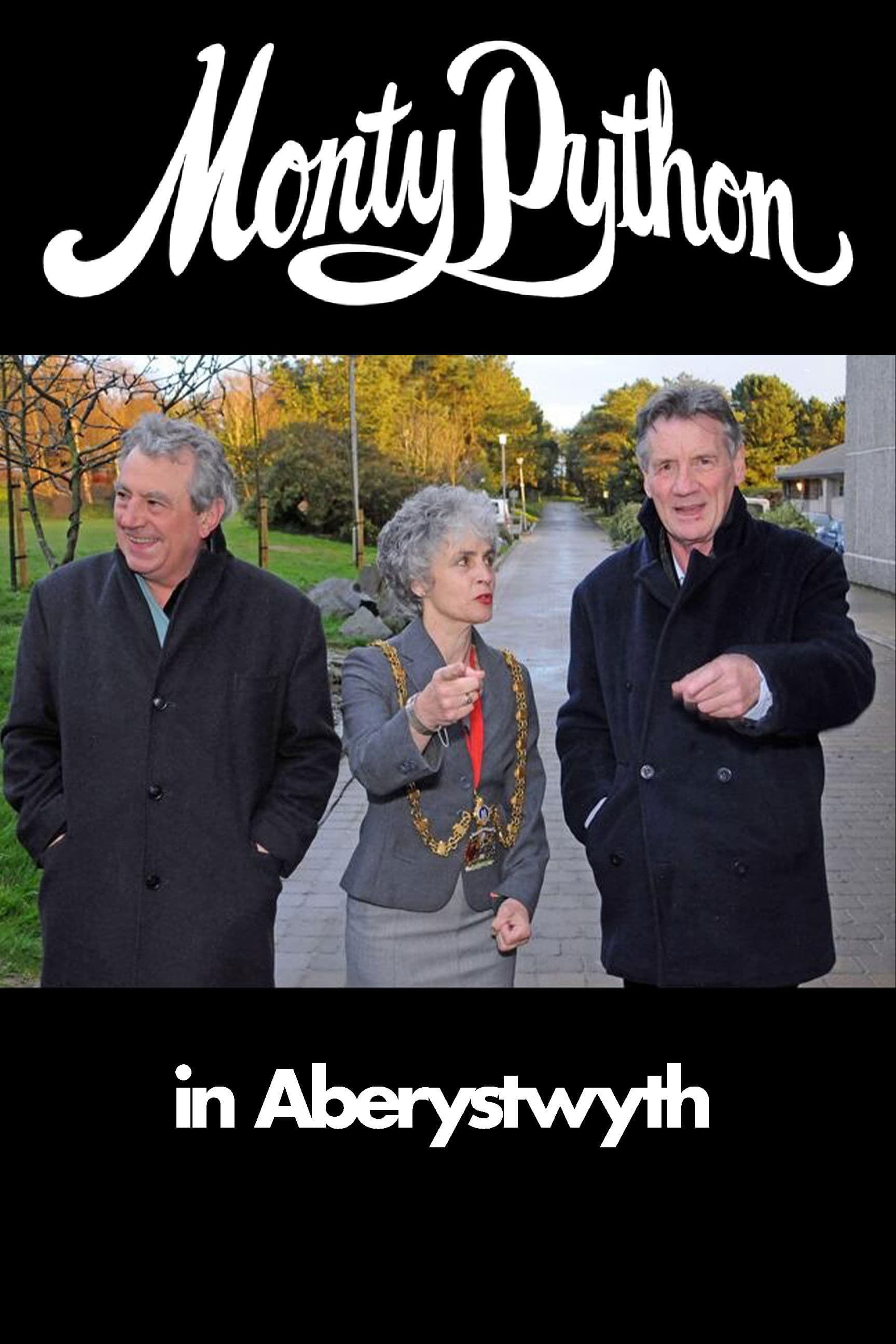 Monty Python in Aberystwyth backdrop