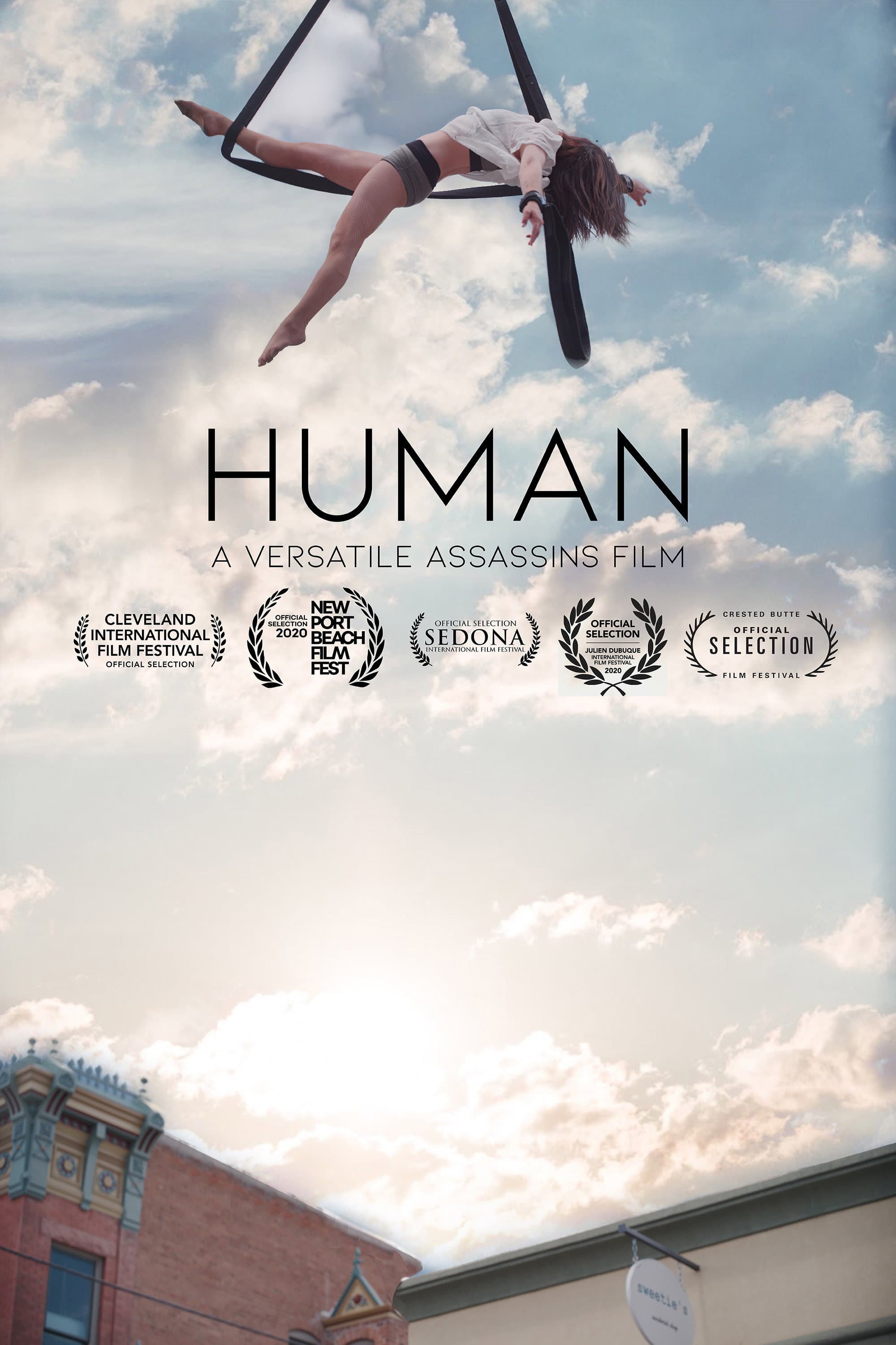 Human backdrop