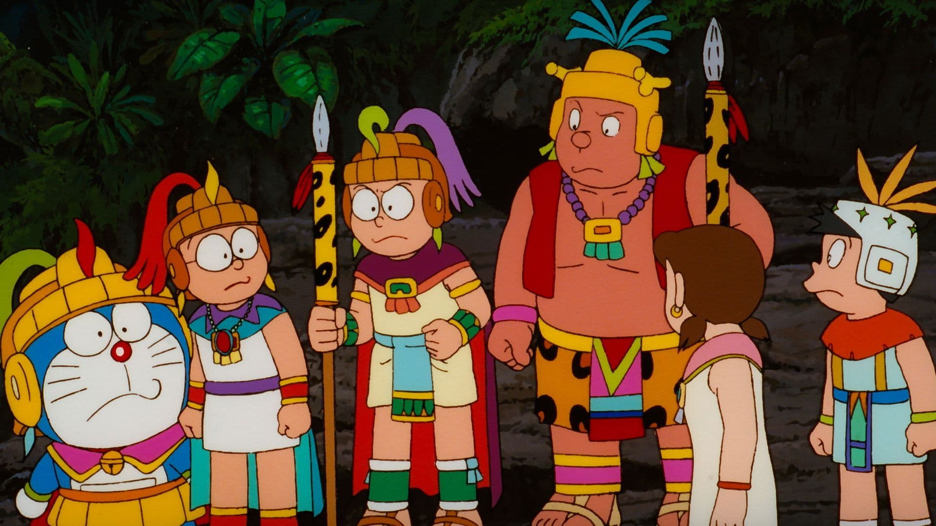 Doraemon: Nobita and the Legend of the Sun King backdrop