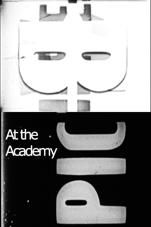 At the Academy backdrop