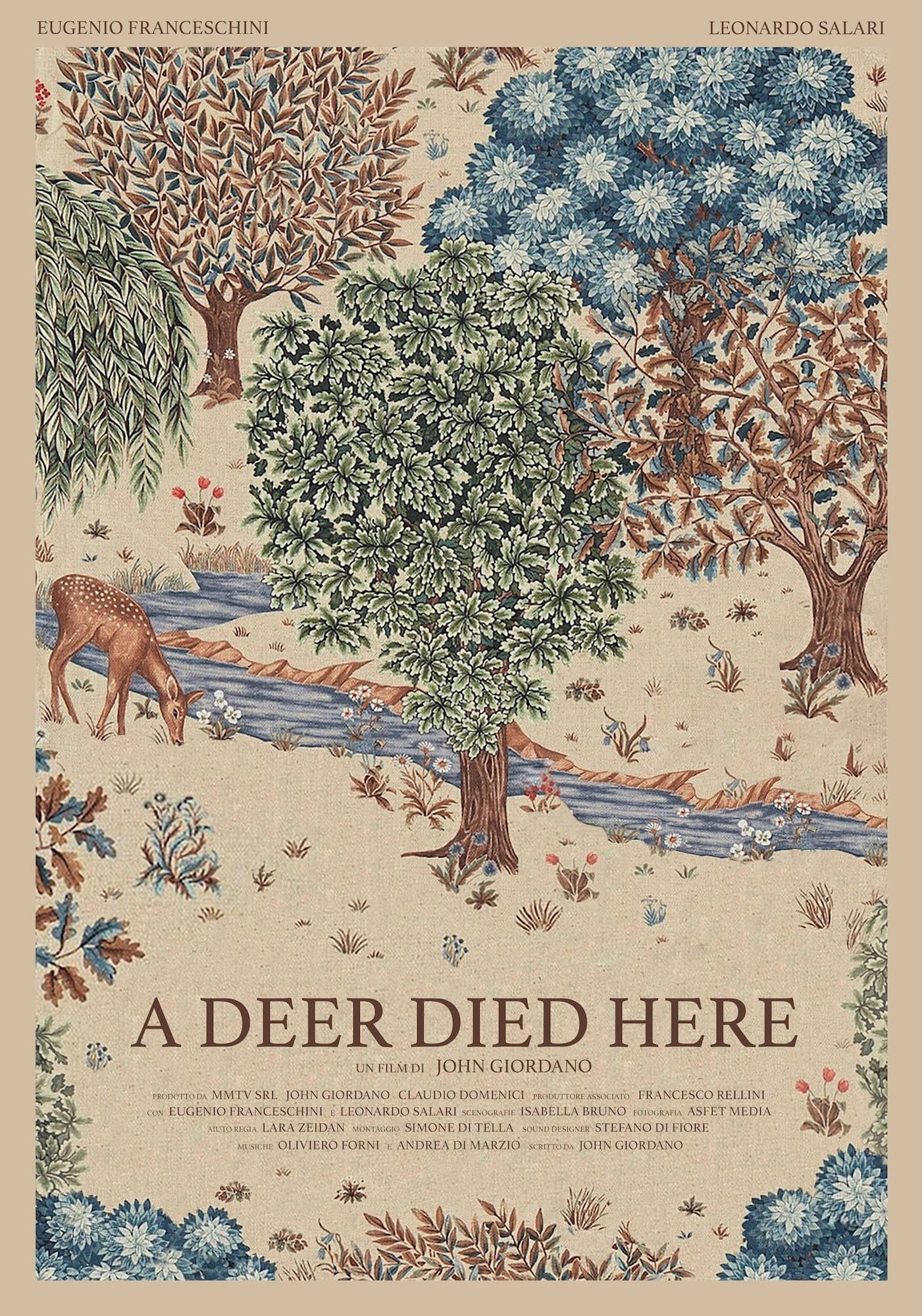 A Deer Died Here backdrop