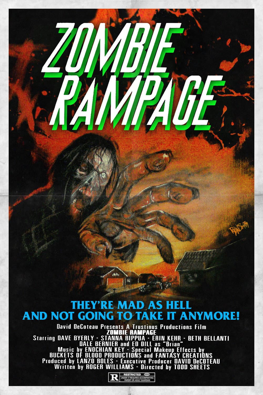 Zombie Rampage backdrop
