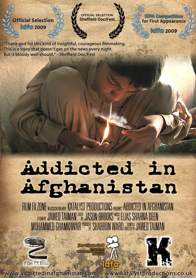 Addicted in Afghanistan backdrop