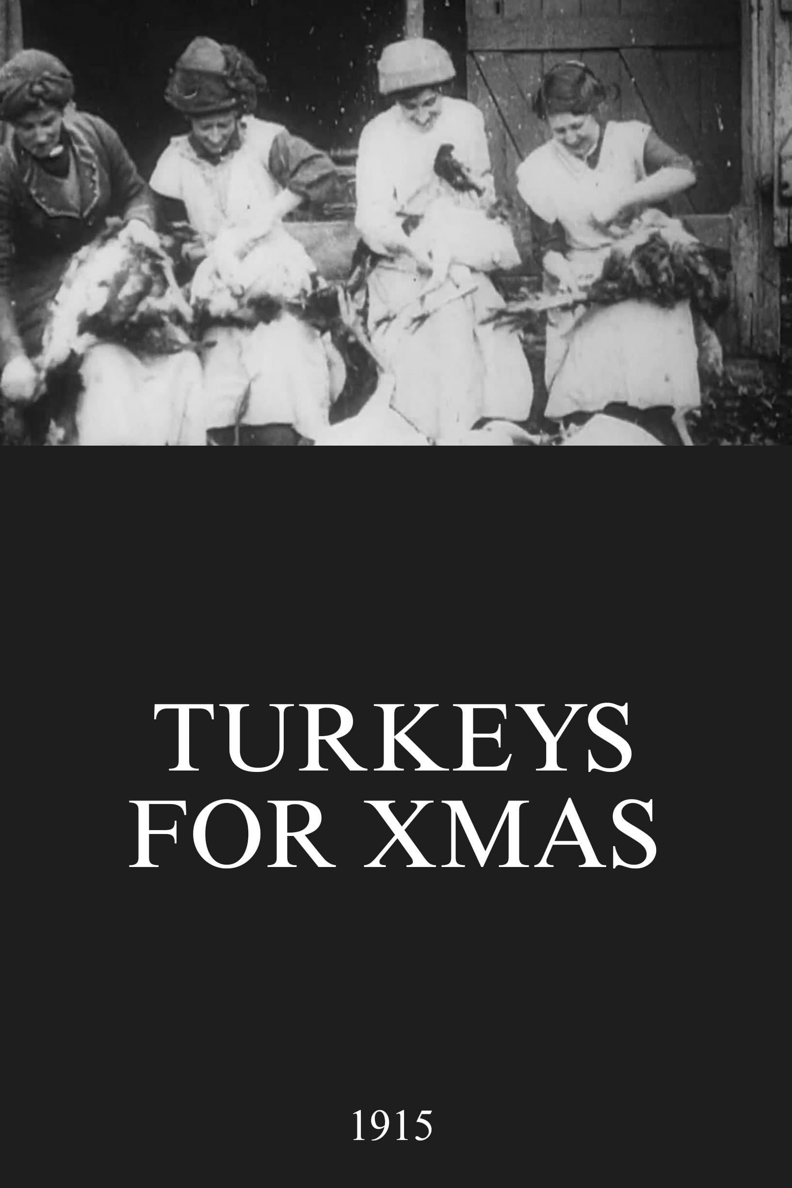 Turkeys for Xmas backdrop