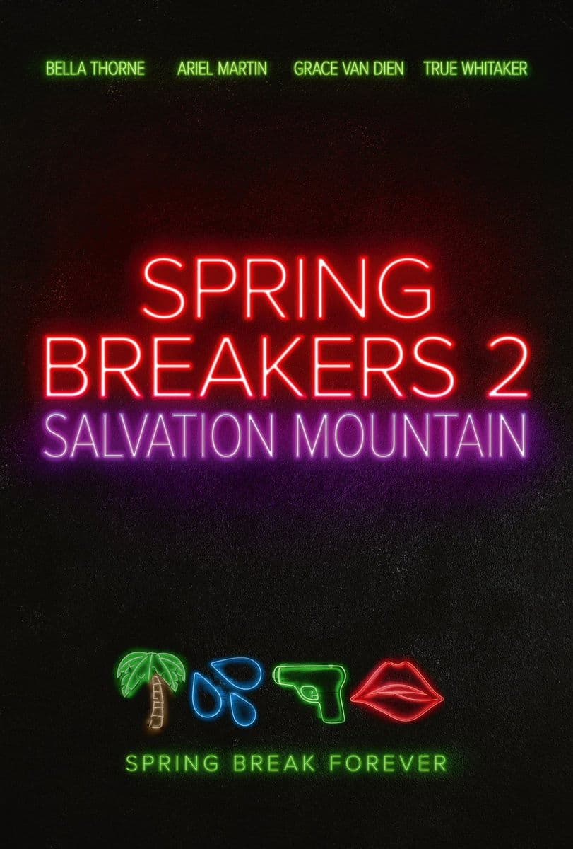 Spring Breakers: Salvation Mountain backdrop