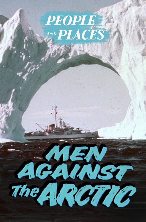 Men Against the Arctic backdrop