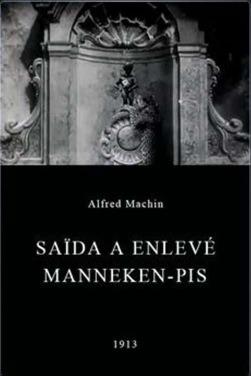Saïda Makes Off with the Manneken Pis backdrop