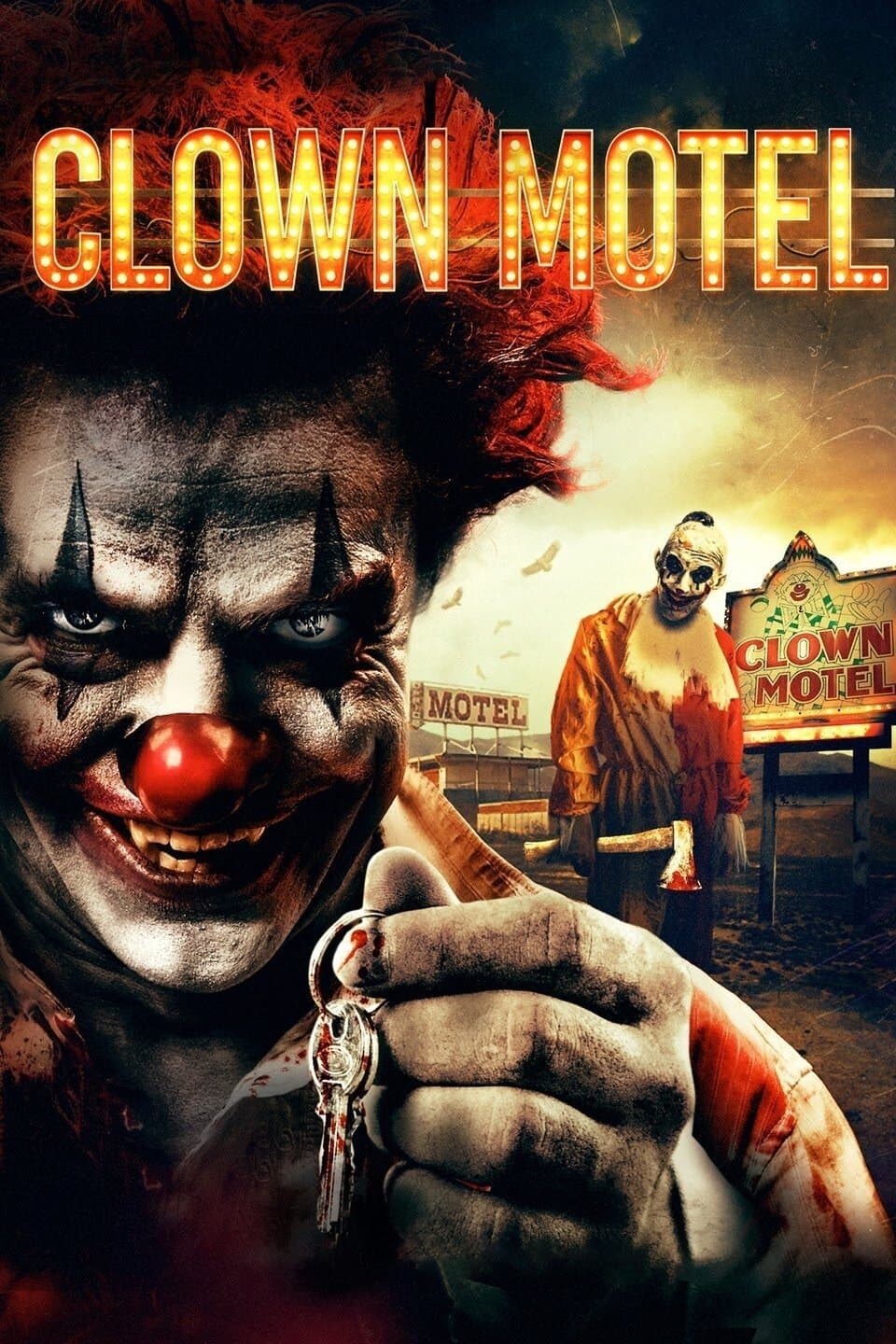 Clown Motel backdrop