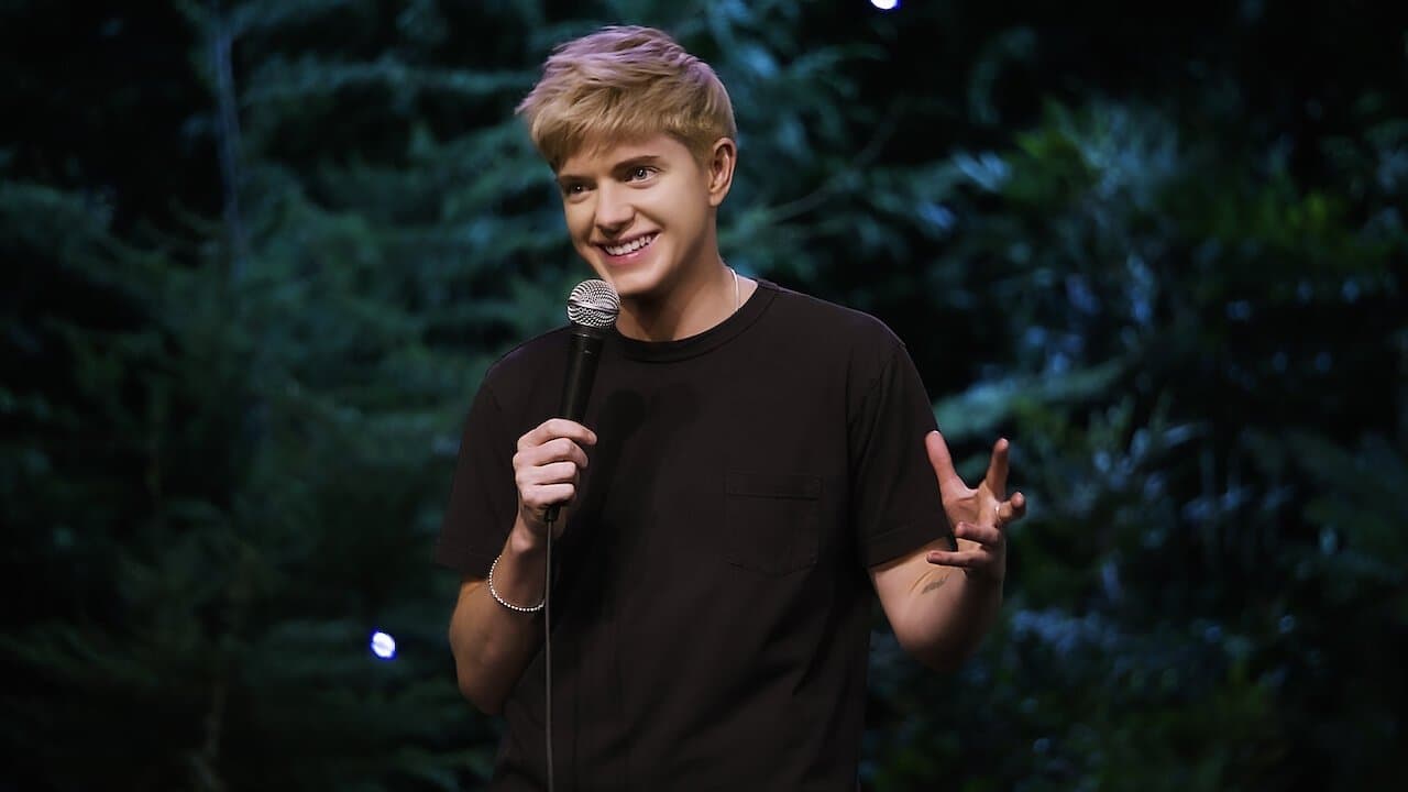 Mae Martin: SAP backdrop