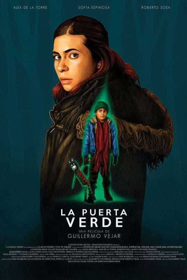 La puerta verde backdrop