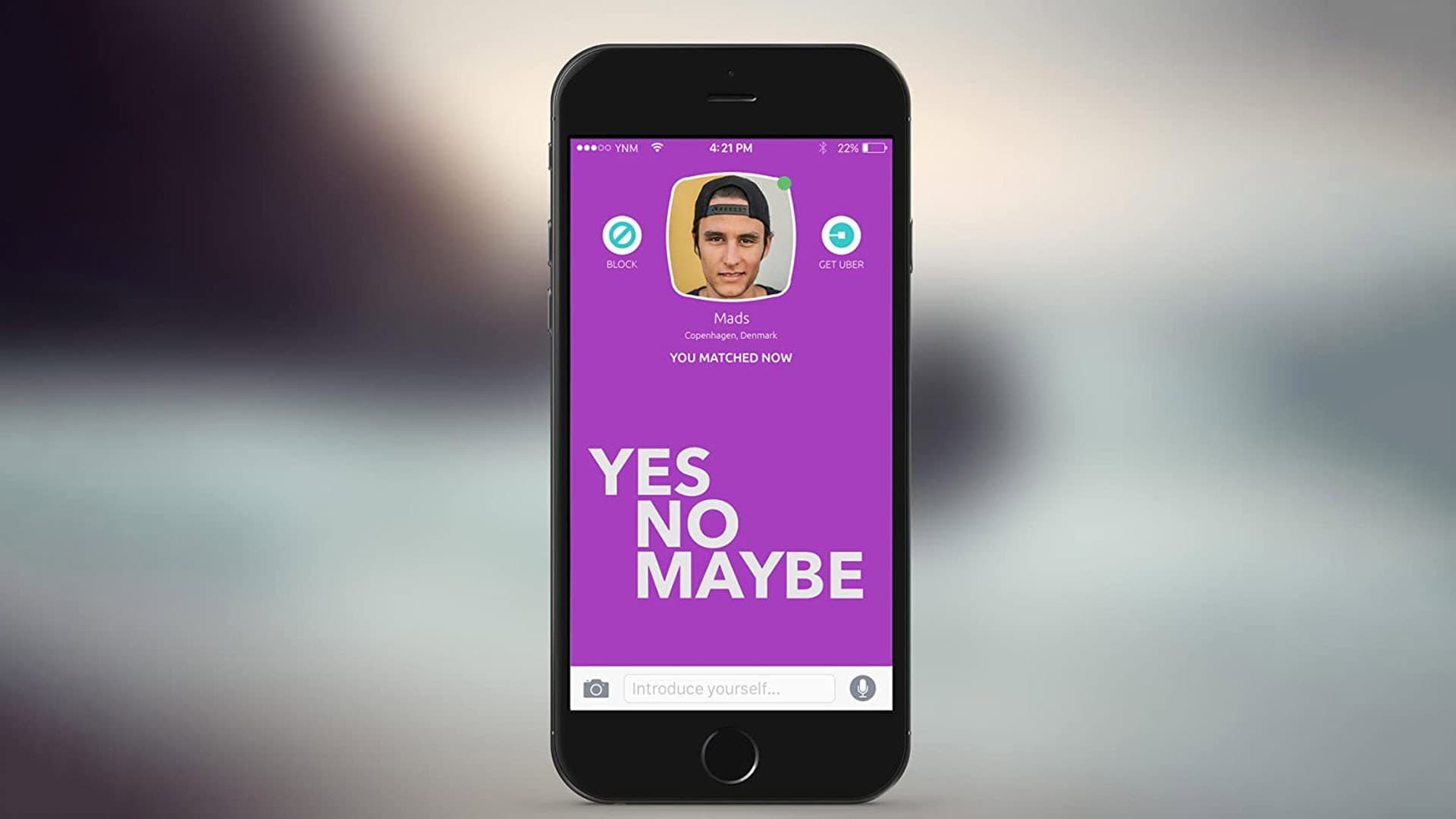 Yes No Maybe backdrop