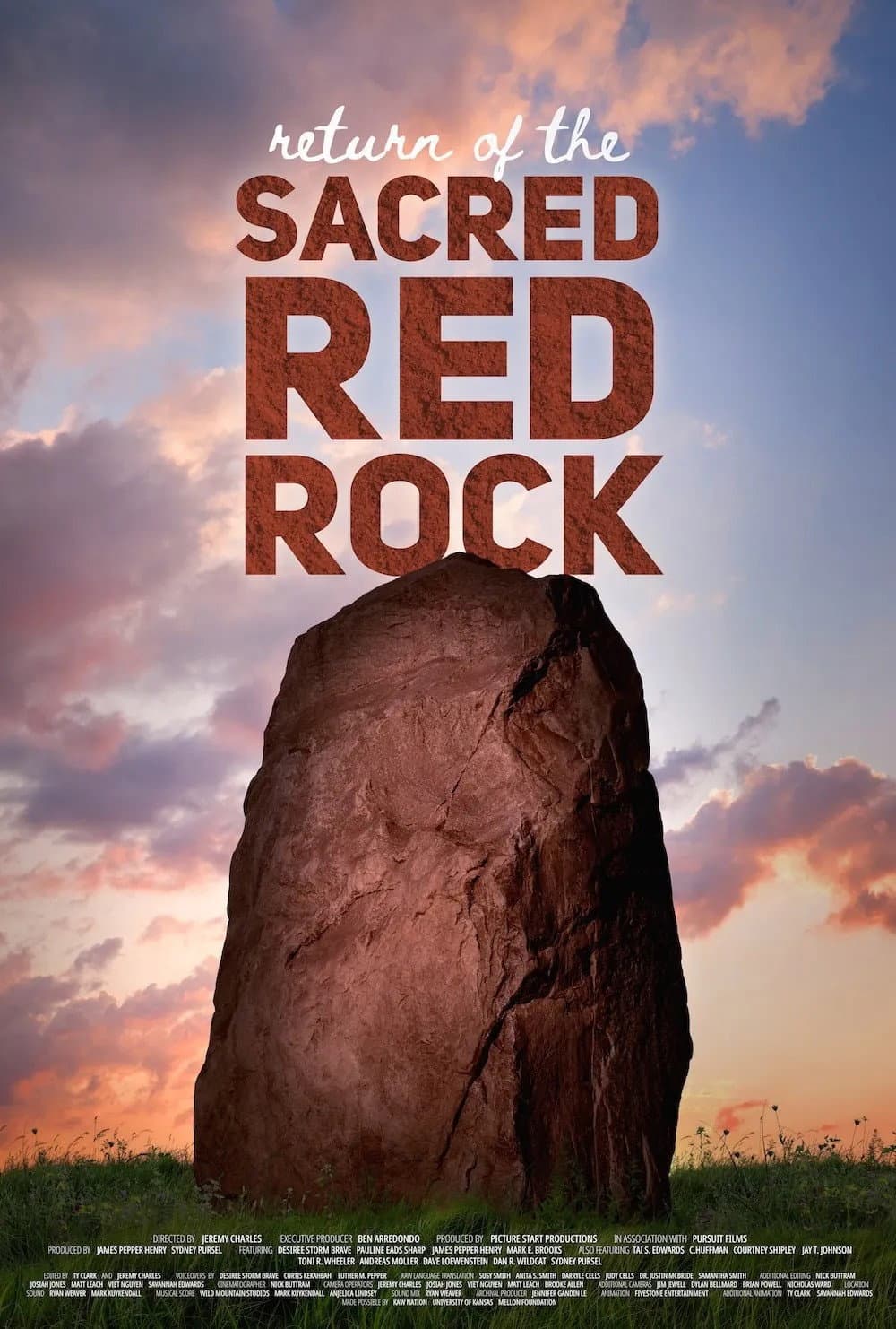 Return of the Sacred Red Rock backdrop