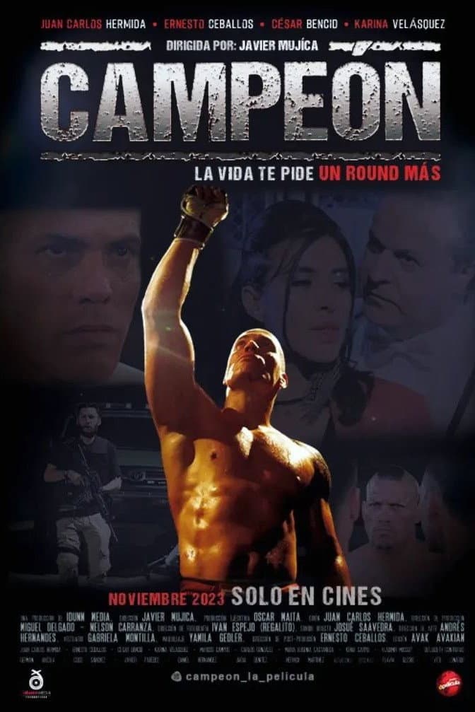 Campeón backdrop