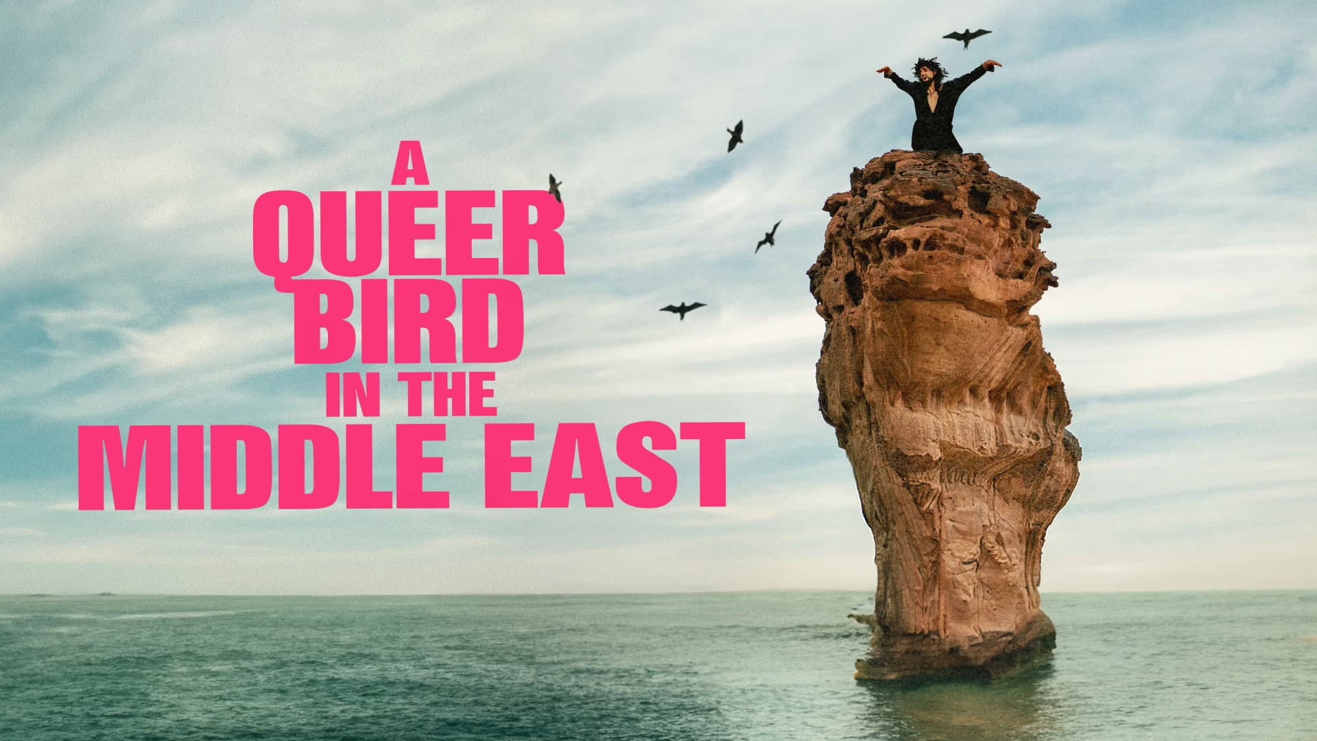 A Queer Bird in the Middle East backdrop