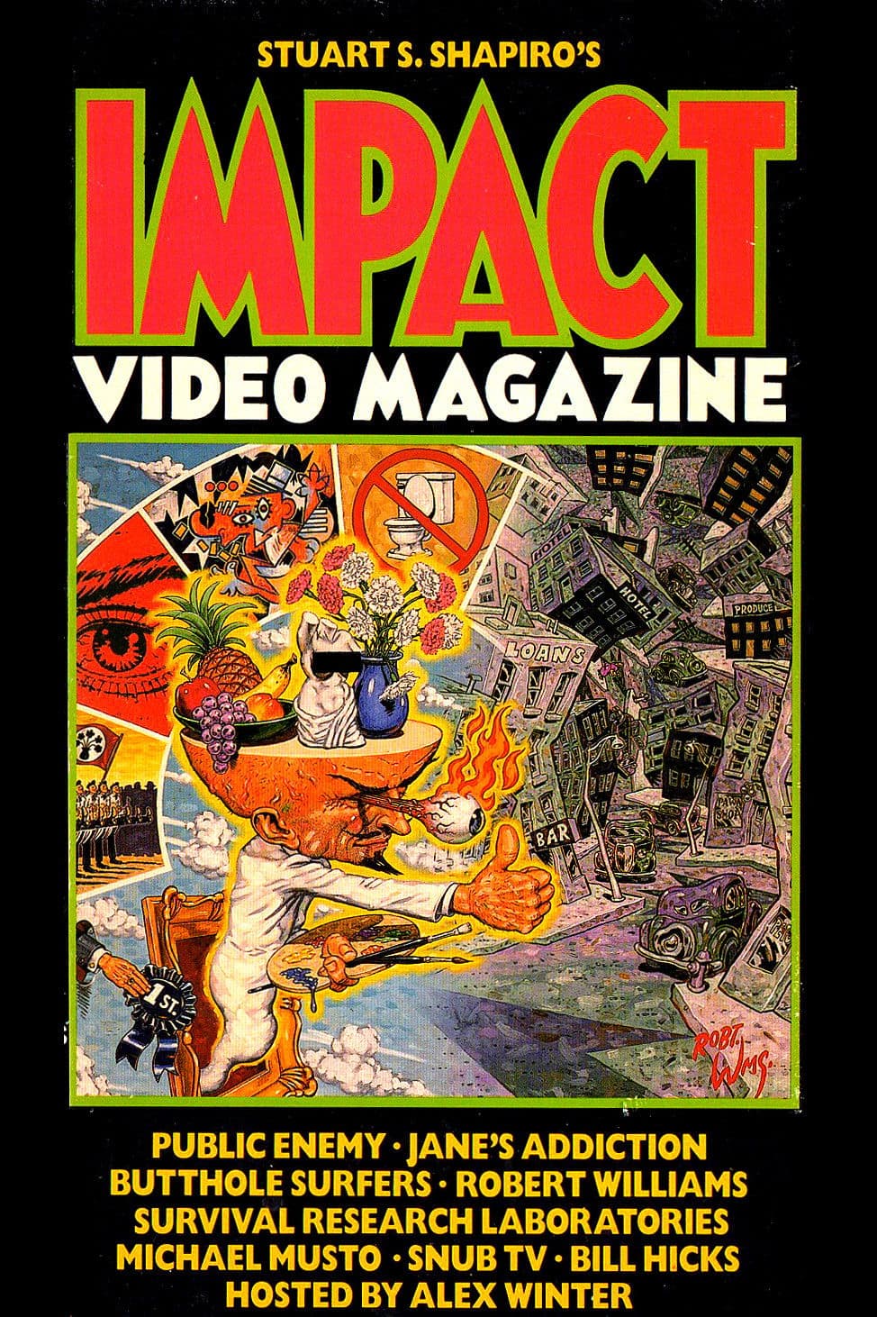 Impact Video Magazine backdrop