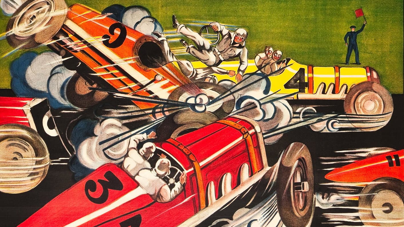 The Racing Strain backdrop