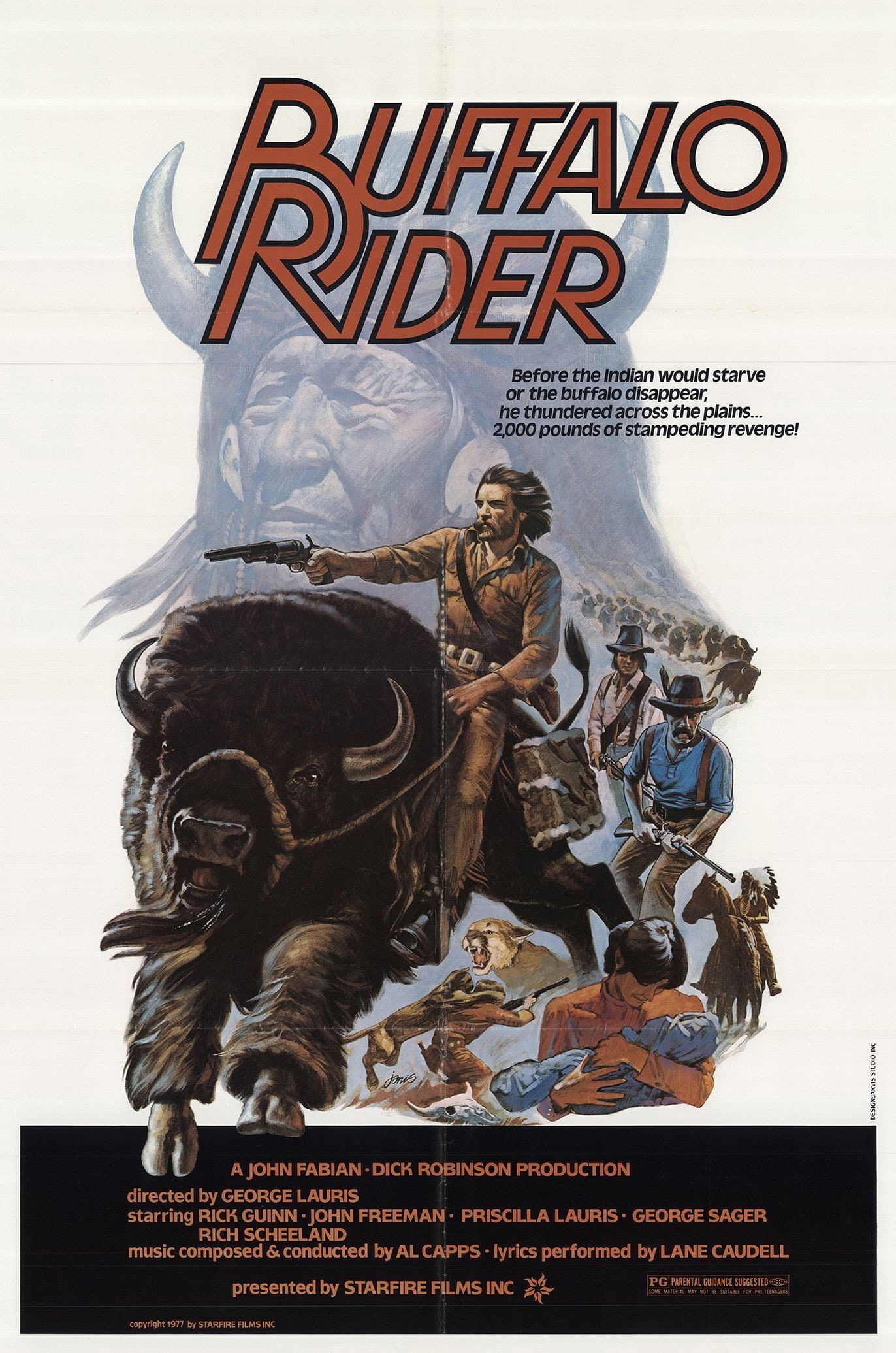 Buffalo Rider backdrop