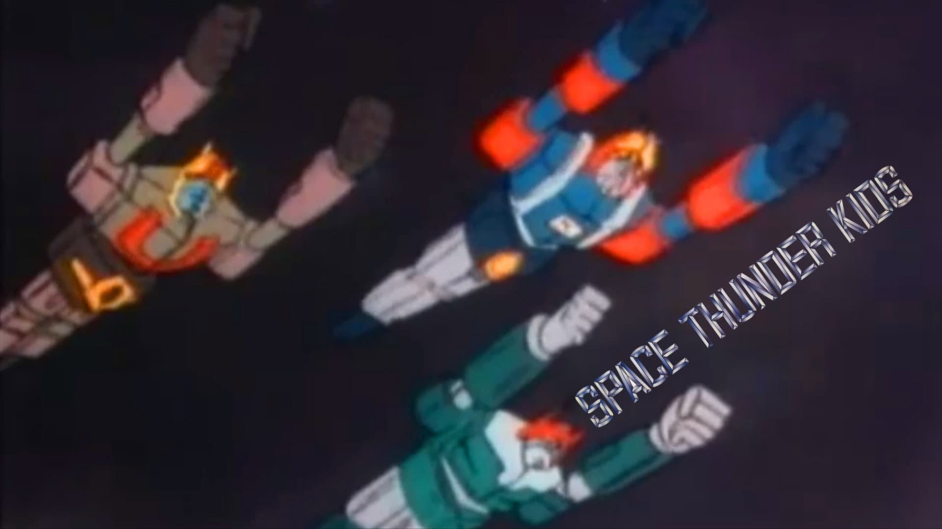 Space Thunder Kids backdrop