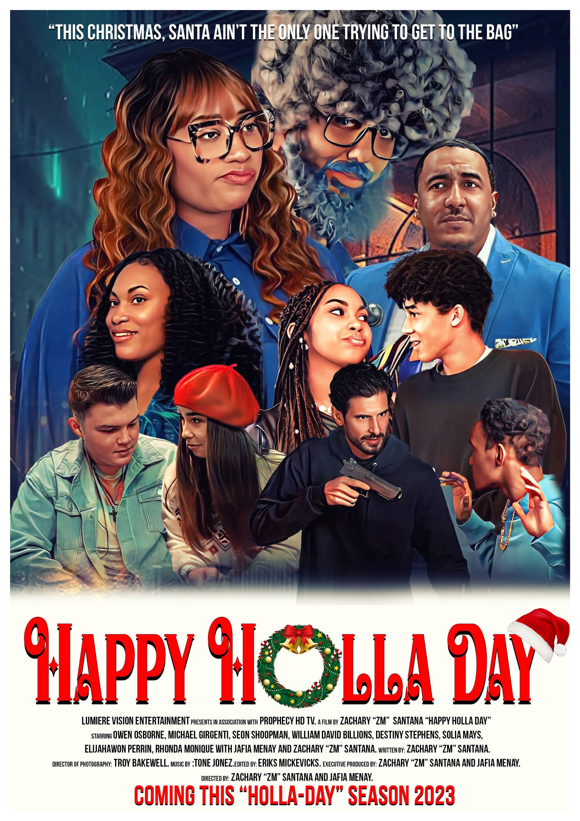 Happy Holla Day backdrop