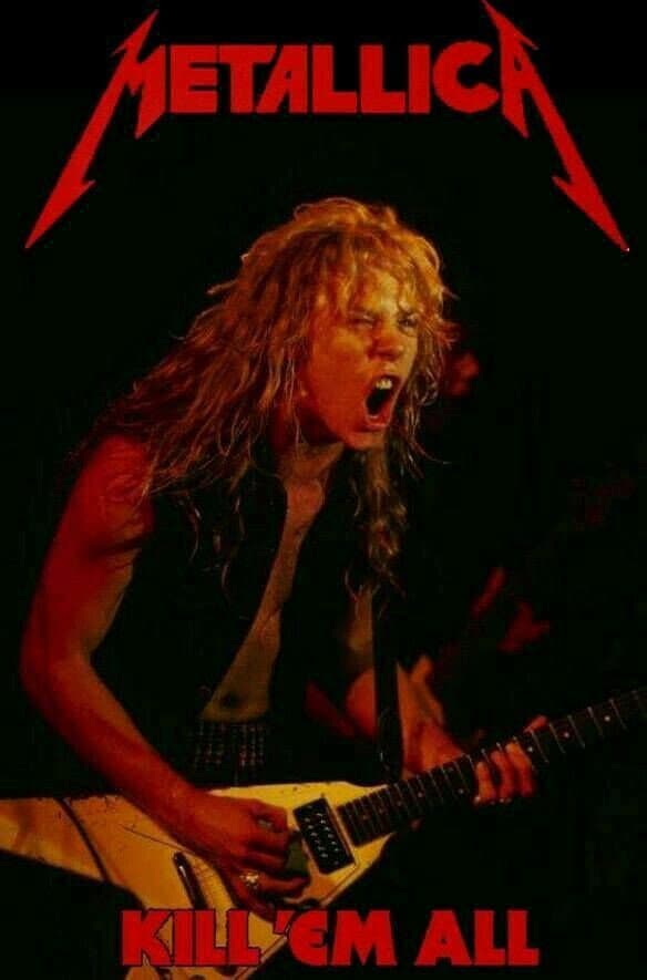 Metallica - Kill 'Em All in Chicago 1983 backdrop