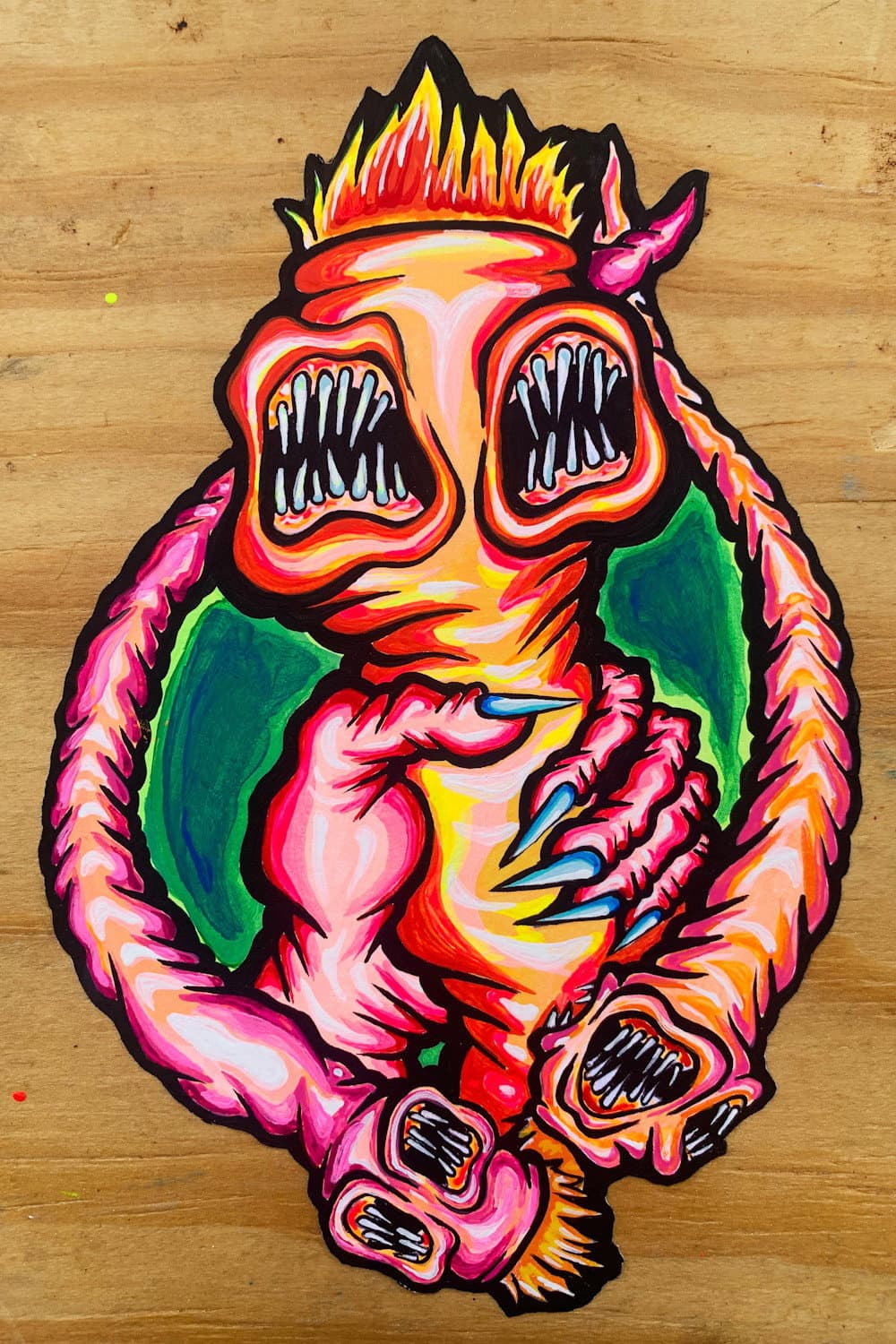 Fat Fleshy Fingers backdrop