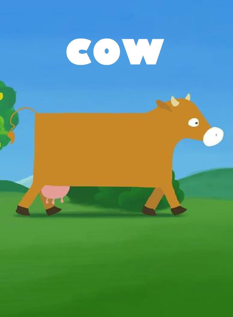 Cow backdrop