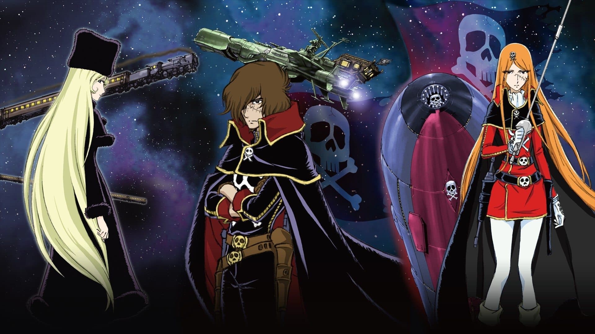 Galaxy Express 999: Eternal Traveler Emeraldas backdrop