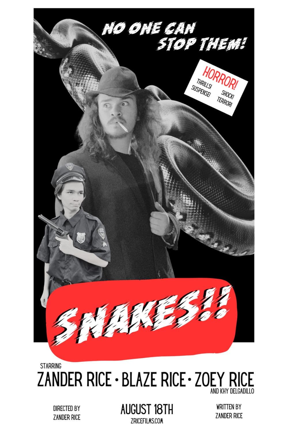 Snakes!! backdrop