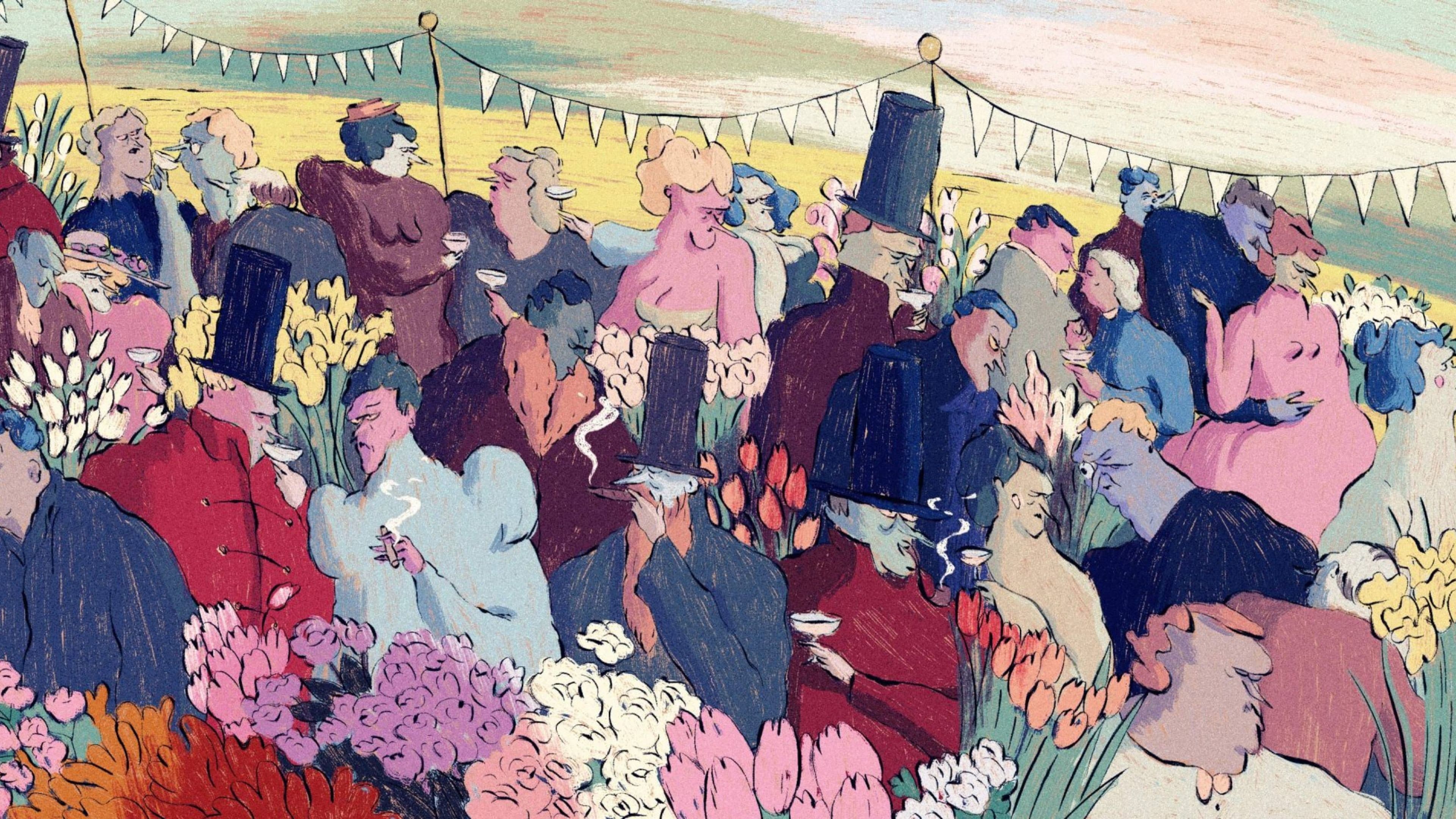 Flower Show backdrop