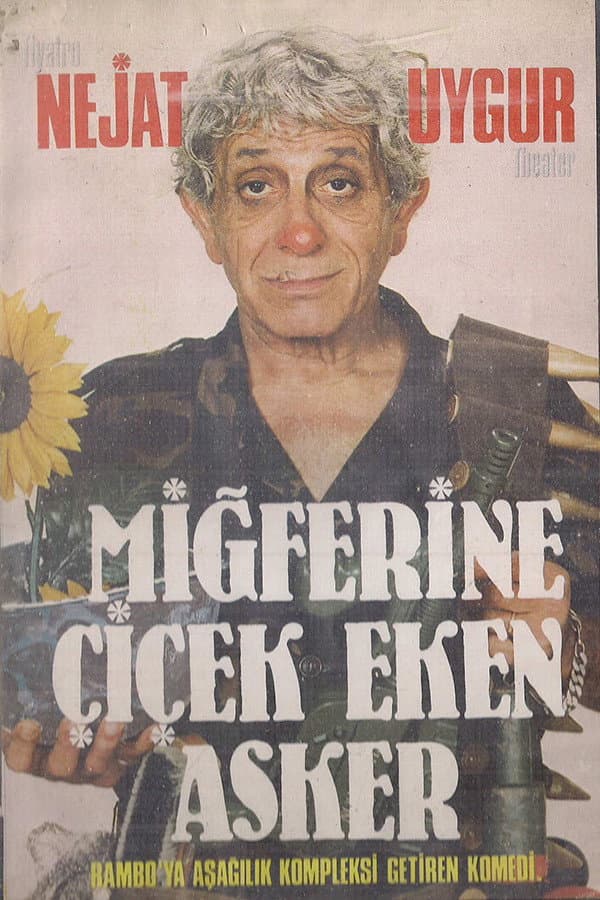 Miğferine Çiçek Eken Asker backdrop