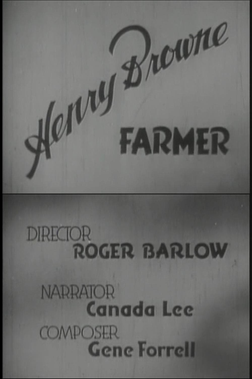 Henry Browne, Farmer backdrop