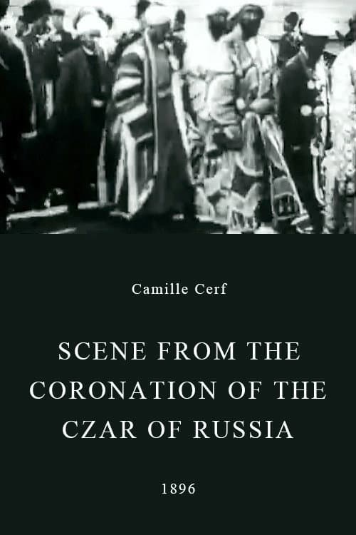 Scene from the Coronation of the Czar of Russia backdrop