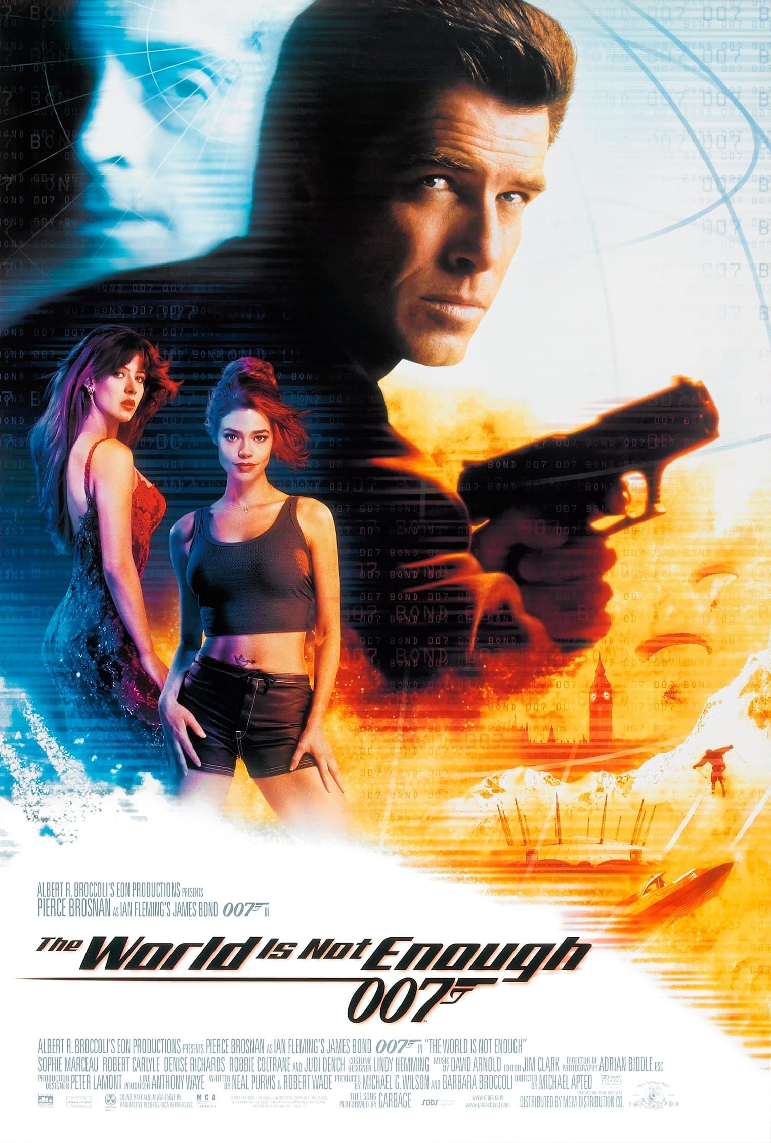 James Bond Down River backdrop