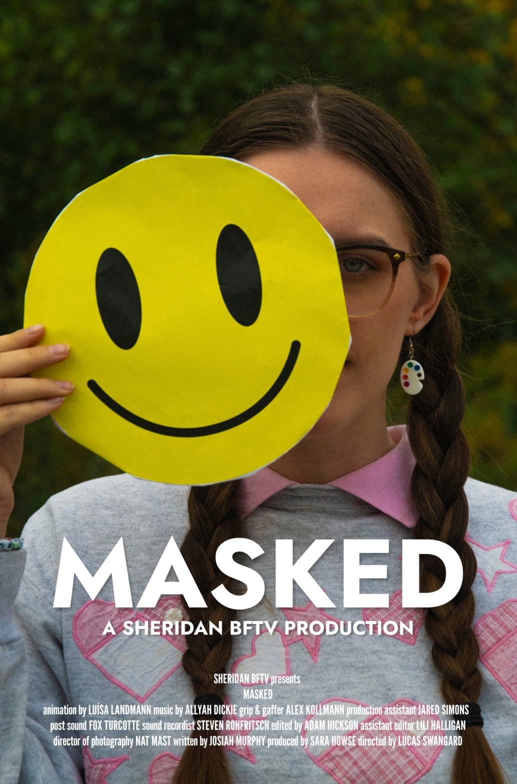 Masked backdrop