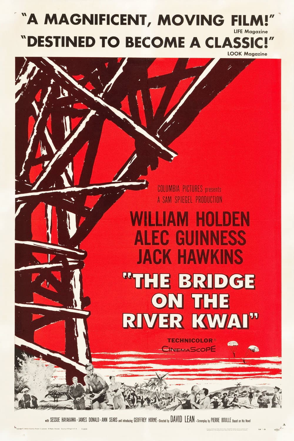 The Making of 'The Bridge on the River Kwai' backdrop