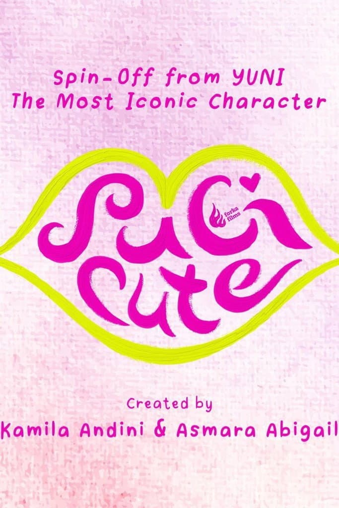 Suci Cute backdrop