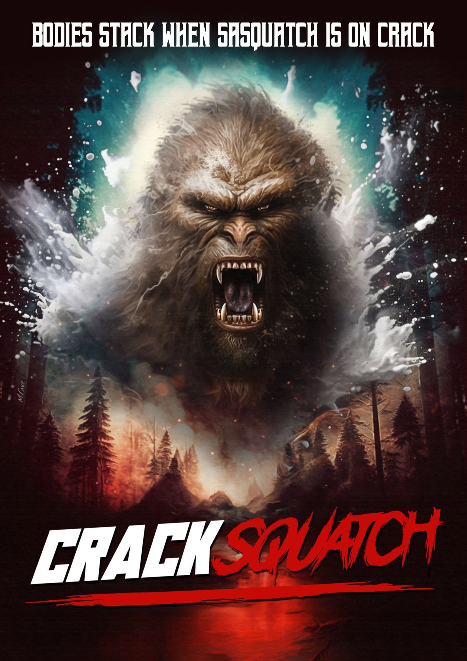 Cracksquatch backdrop