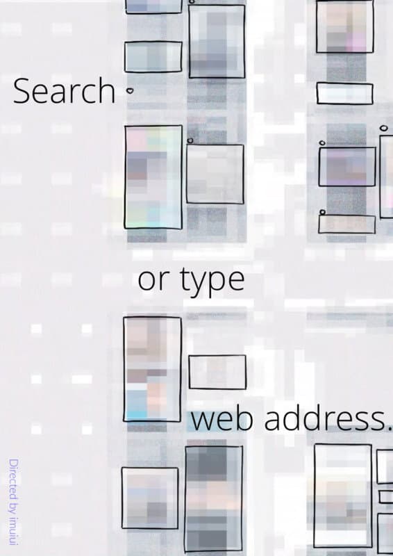 Search or type web adress backdrop