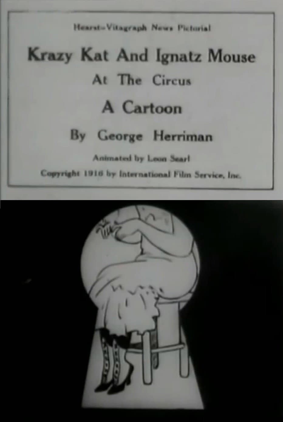 Krazy Kat and Ignatz Mouse at the Circus backdrop